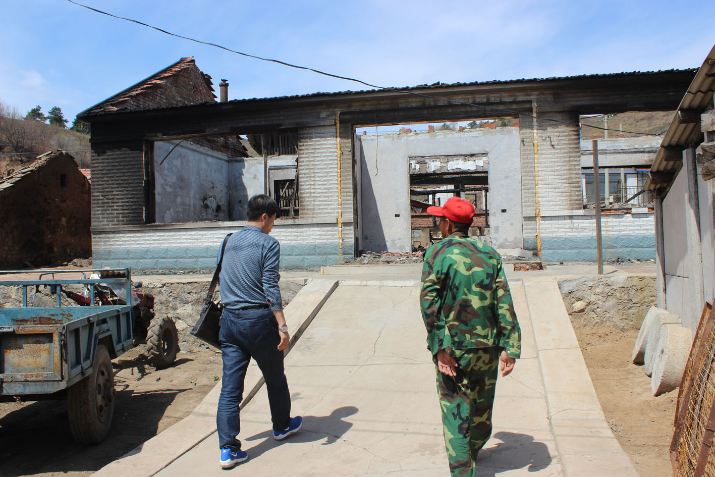 火灾后现场情况