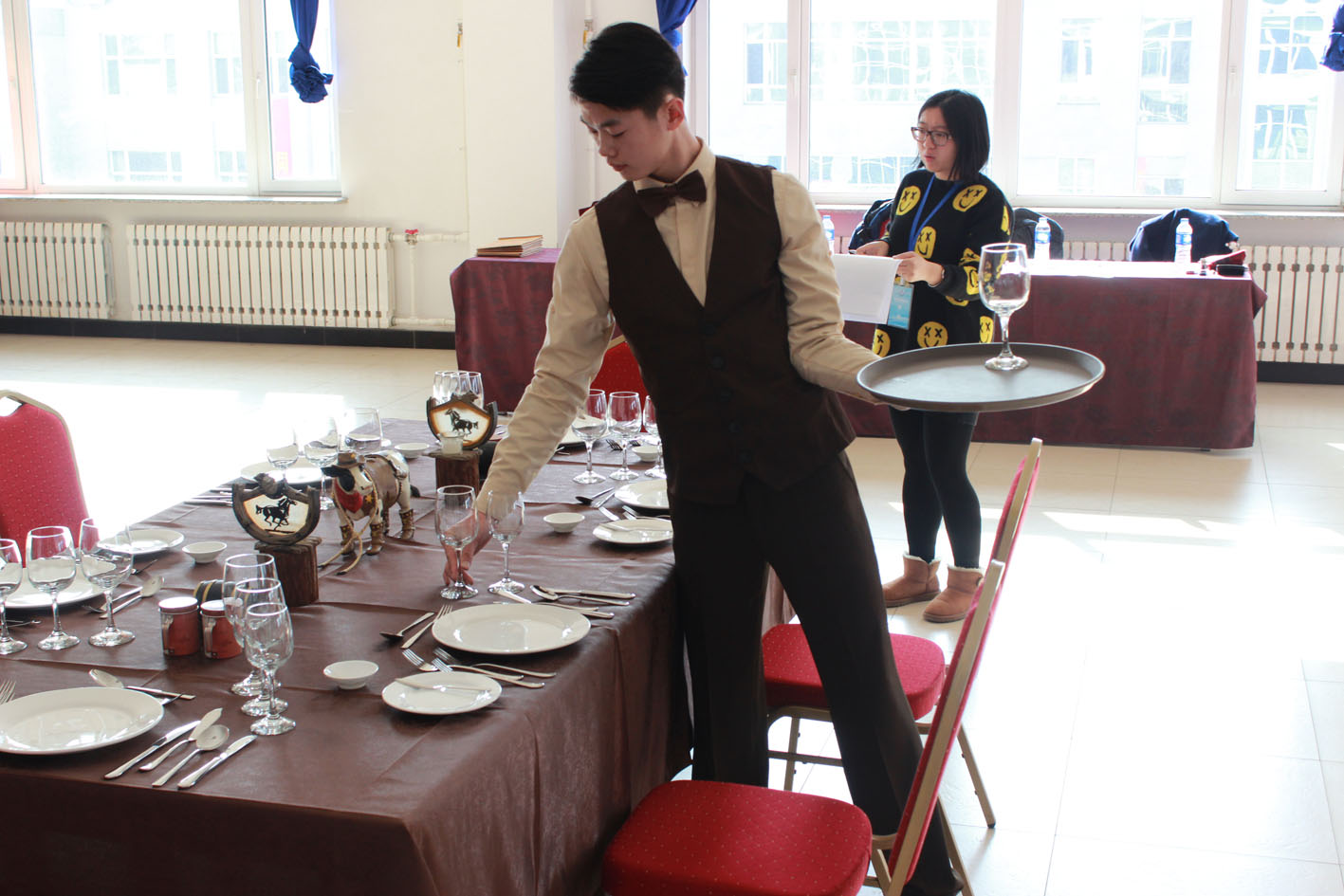 西餐宴会服务赛场